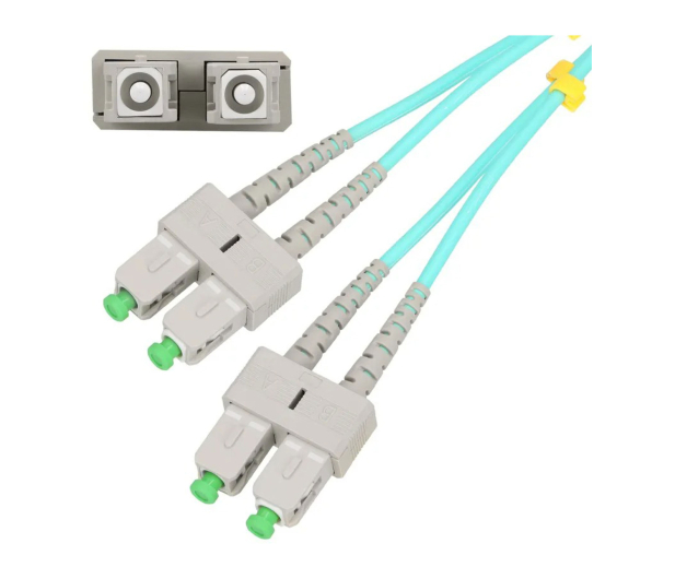 ExtraLink SC/APC-SC/APC Patchcord Wielomodowy OM3 Duplex 3mm 5m - 1543819 - zdjęcie 2